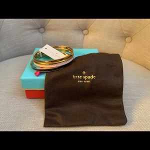 Kate spade set of 3 bangle bracelets.